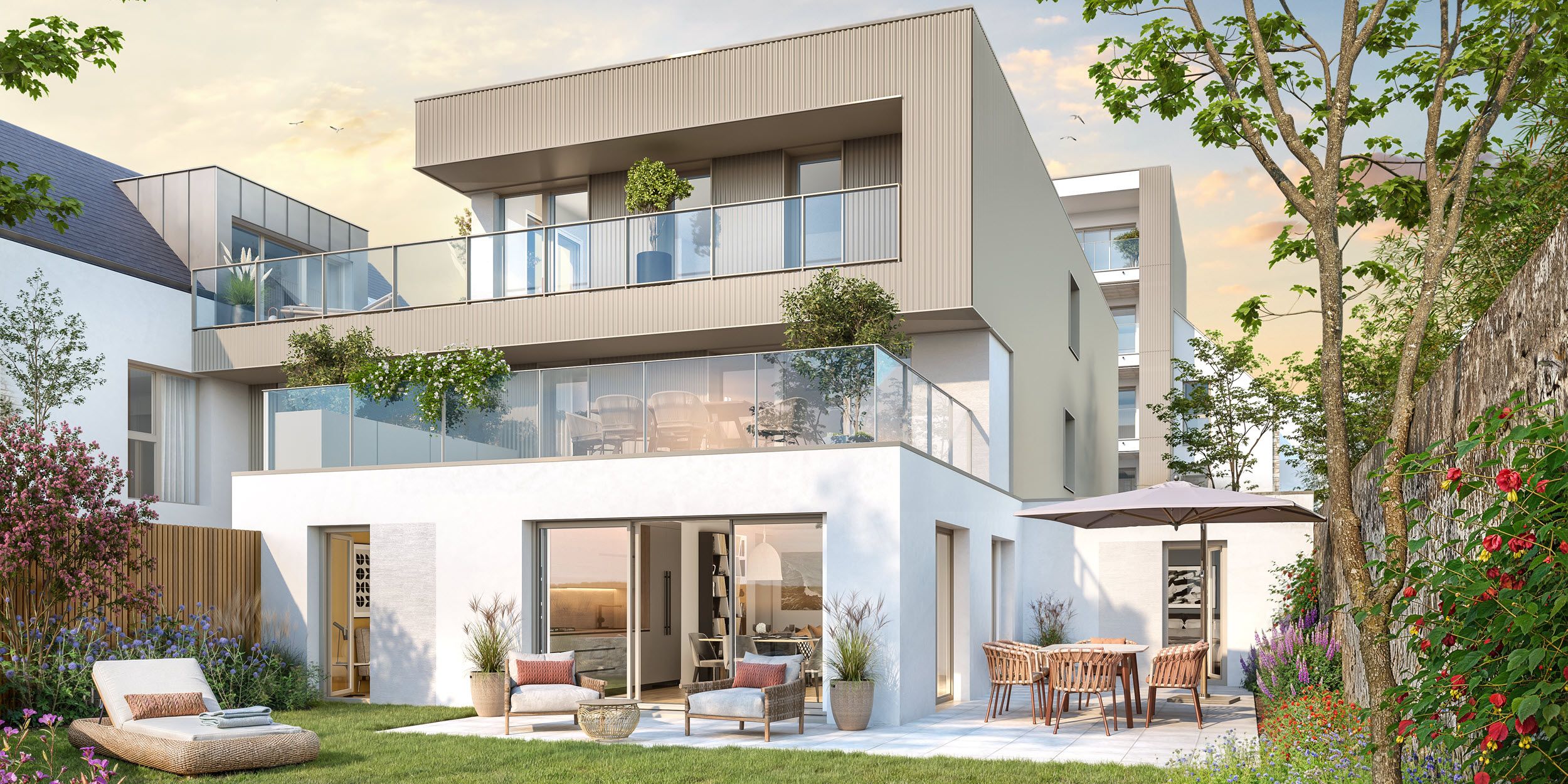 Résidence côté jardin - Cour Richemont