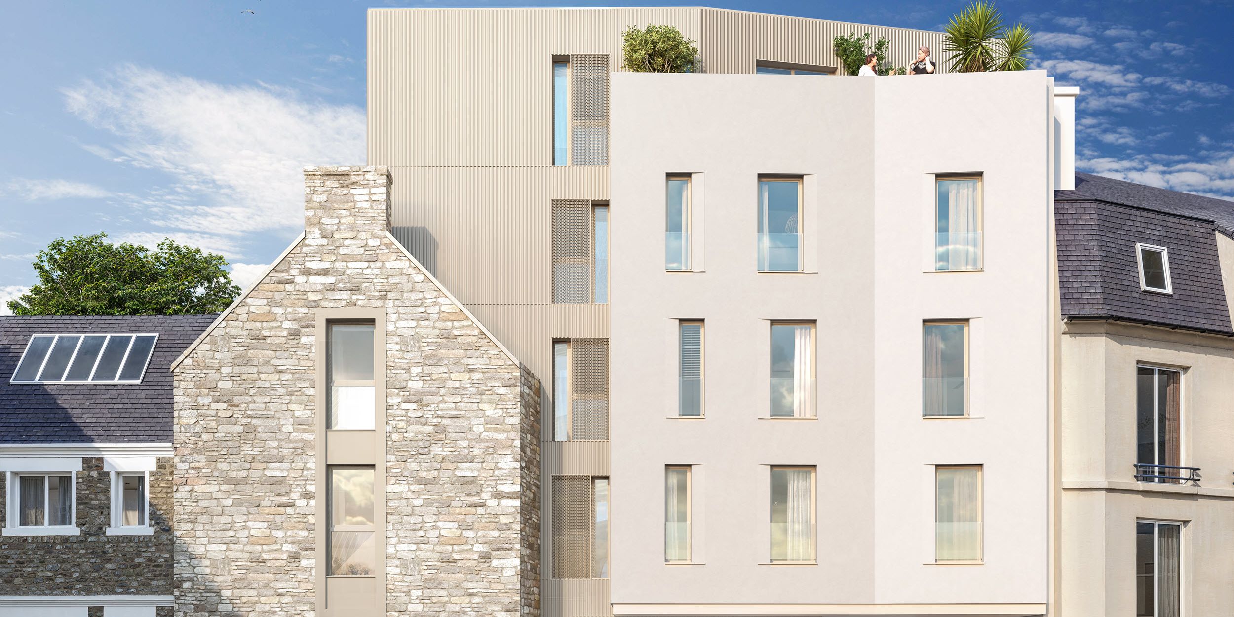 Résidence côté rue - Cour Richemont