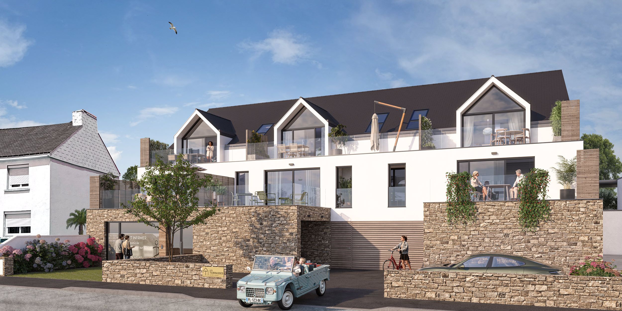 Les terrasses de Port Lagaden - Larmor Baden